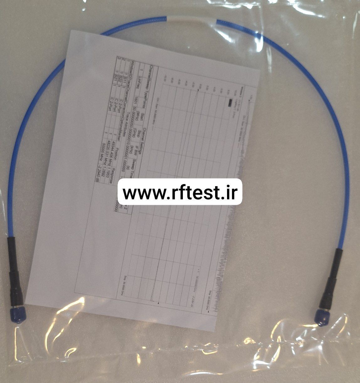 کابل تست 50Ghz کانکتور 2.4mm