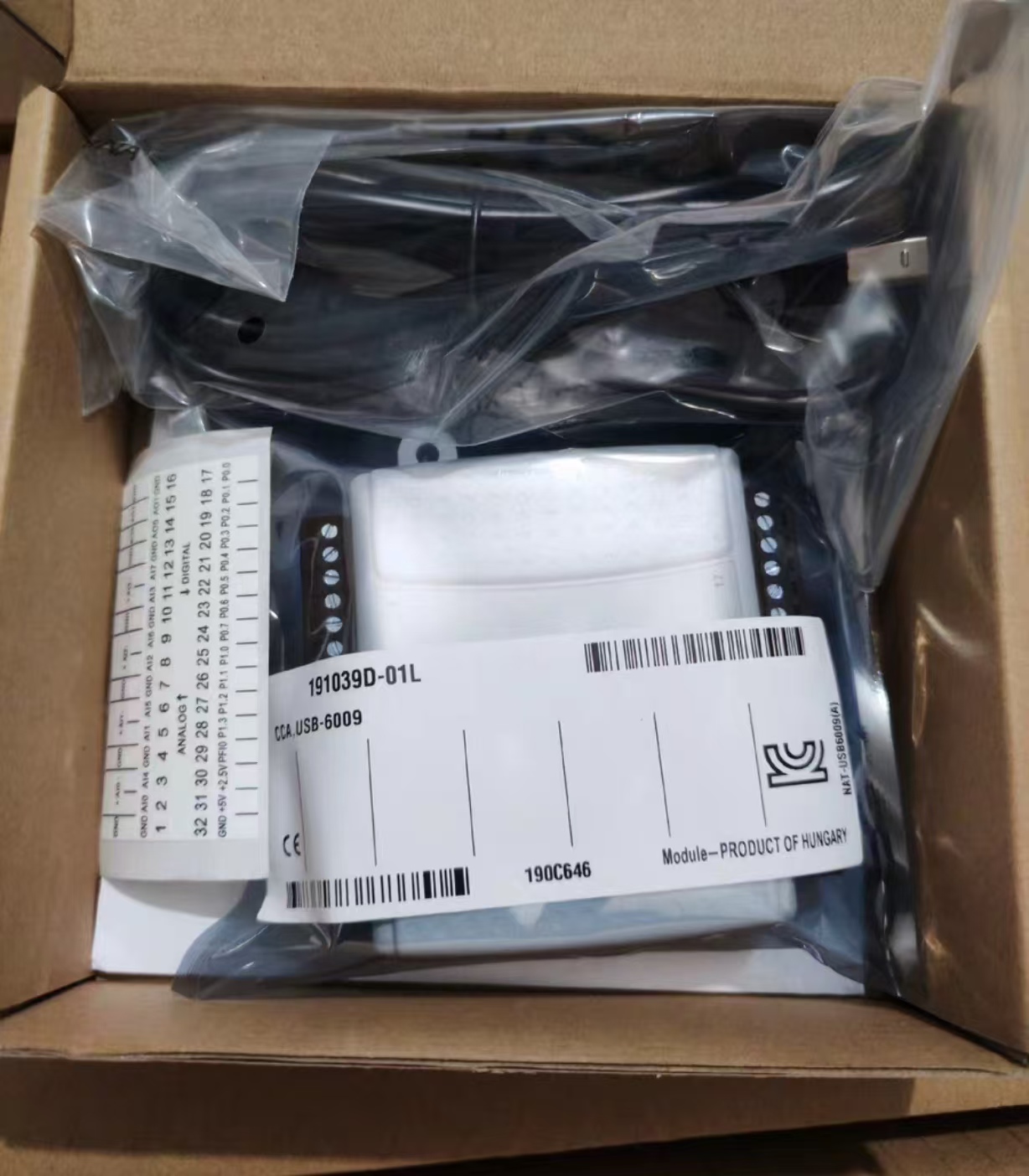 کارت داده پردازی NI-USB-6009